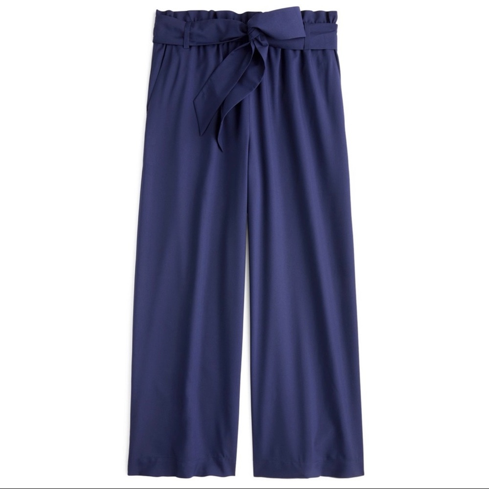 J Crew Point Sur Pull-On Wide Leg Pants